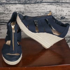Black Wedge Shoes. Size 8.5 Women